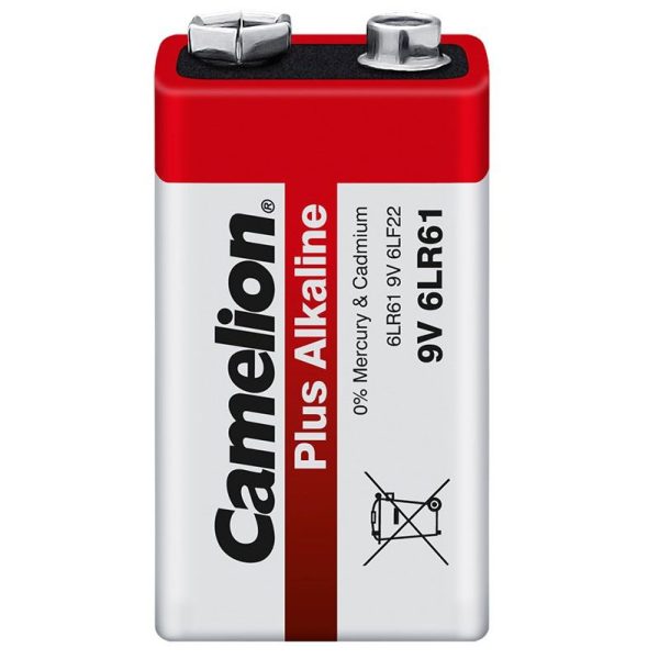 باتری کتابی کملیون ۹ ولت Plus Alkaline